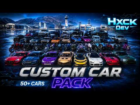50+ Custom Vehicle Pack FiveM | Lore Friendly & Unbranded Vehicles | High Optimized Vehicle Pack
