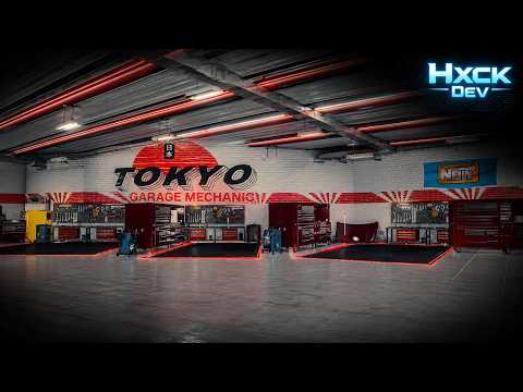 TOKYO GARAGE MECHANICS MLO for FiveM | Realistic Japanese Auto Shop | Custom Workshop Interior GTA5