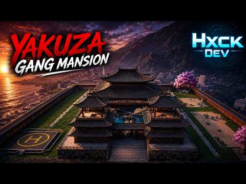 YAKUZA GANG MANSION MLO | Secret Bunker, Meeting Rooms & Dragon Theme | FiveM GTA 5