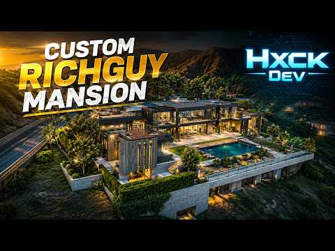 CUSTOM RICH GUY MANSION MLO For FiveM 🔥 Luxury Modern Villa Interior & Garage | FiveM