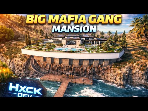 BIG MAFIA GANG MANSION MLO 🏰 | Luxury Criminal Base | FiveM MLO Showcase