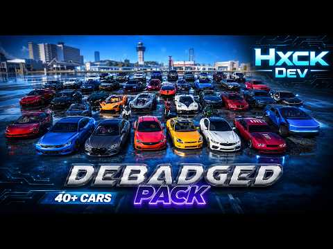 40+ Car Pack FiveM Lore Friendly 🚗 | Unbranded Vehicles Pack | Highly Optimized FPS Friendly Cars