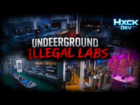 UNDERGROUND ILLEGAL LABS MLO For FiveM | Secret Hidden Facility | Drug Lab Interior | FiveM MLO