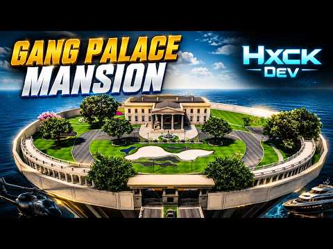 GANG PALACE MANSION MLO | Luxury Gang Base with Bunker, Meeting Rooms, Garage & Pool | FiveM Ready