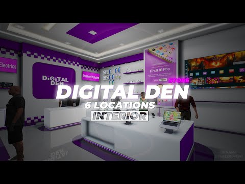 FiveM mlo | Digital Den Shop mlo | 6 Location's