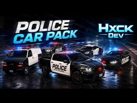 ULTIMATE FiveM 20+ Police Car Pack 🚨 | Lore Friendly LSPD Cars | Smooth FPS & High Quality