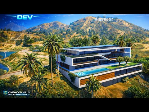 VINEWOOD HILLS LUXURY MANSION MLO 🏡🔥